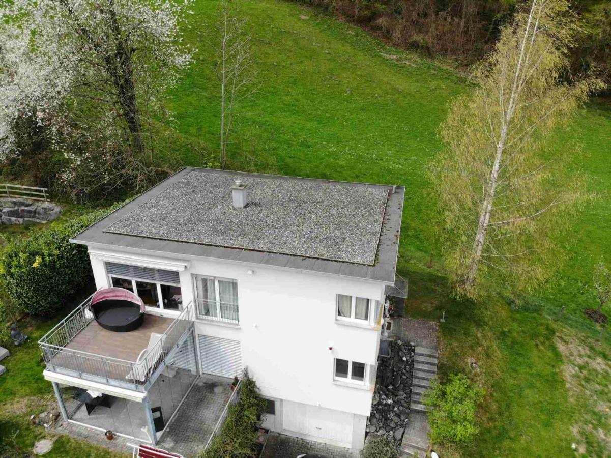 Alpen Panorama View Luxury House With Green Garden ブフス エクステリア 写真